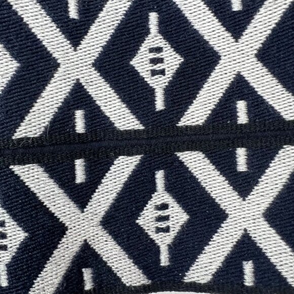 TORY BURCH ARIANA‎ V Neck Tunic with Taping Blouse Embroidered Knit Trim Size 4 - Picture 15 of 16